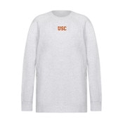 USC Trojans Women's lululemon Gray Scuba Oversized Crew Neck Sweatshirt
